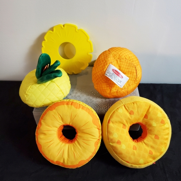 Melissa & Doug Multi-Sensory Pineapple Soft Stacker Infant Toy - Picture 3 of 4